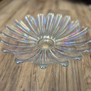 Vintage irridescent Carnival Glass Bowl
